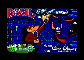 Basil - The Great Mouse Detective (1987)(Gremlin Graphics Software) screen shot title